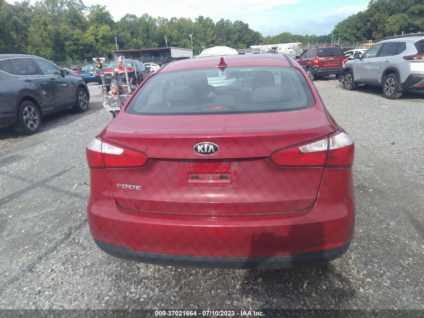 2016 KIA FORTE LX - KNAFX4A67G5455292