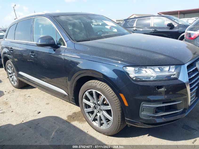 2017 AUDI Q7 PREMIUM PLUS - WA1LAAF76HD035516