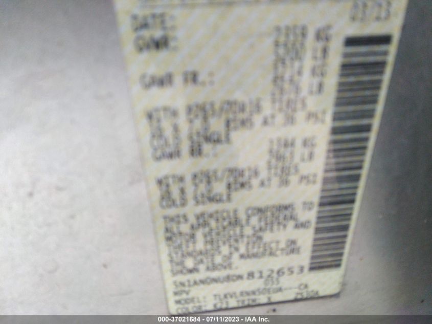 2013 NISSAN XTERRA S - 5N1AN0NU8DN812653