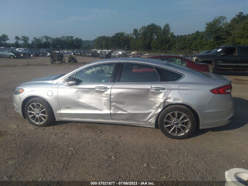 2017 FORD FUSION ENERGI SE - 3FA6P0PU5HR327333