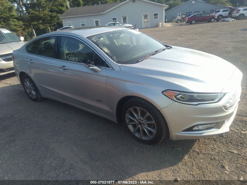 2017 FORD FUSION ENERGI SE - 3FA6P0PU5HR327333