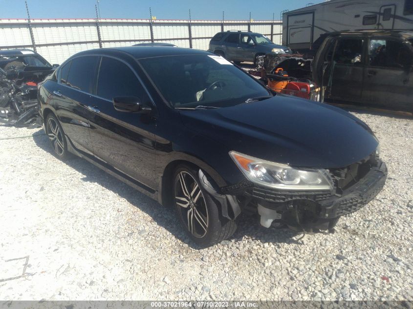 2016 HONDA ACCORD SEDAN SPORT - 1HGCR2F56GA028909