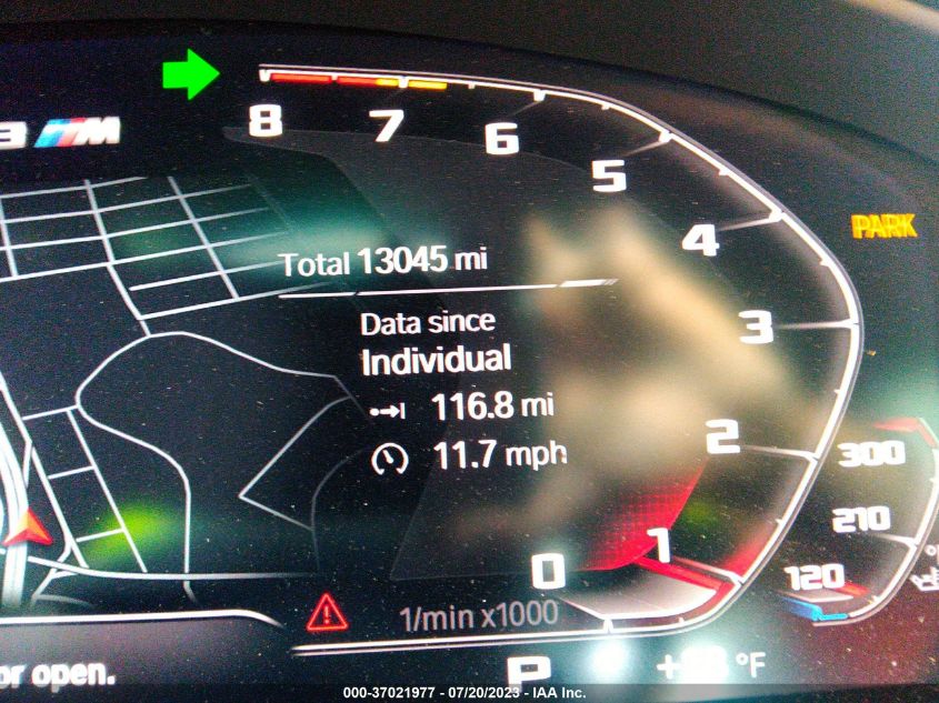 2021 BMW X3 M 5YMTS0C06M9F40015