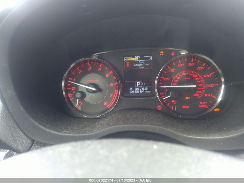 2015 SUBARU WRX PREMIUM - JF1VA1D6XF8815023