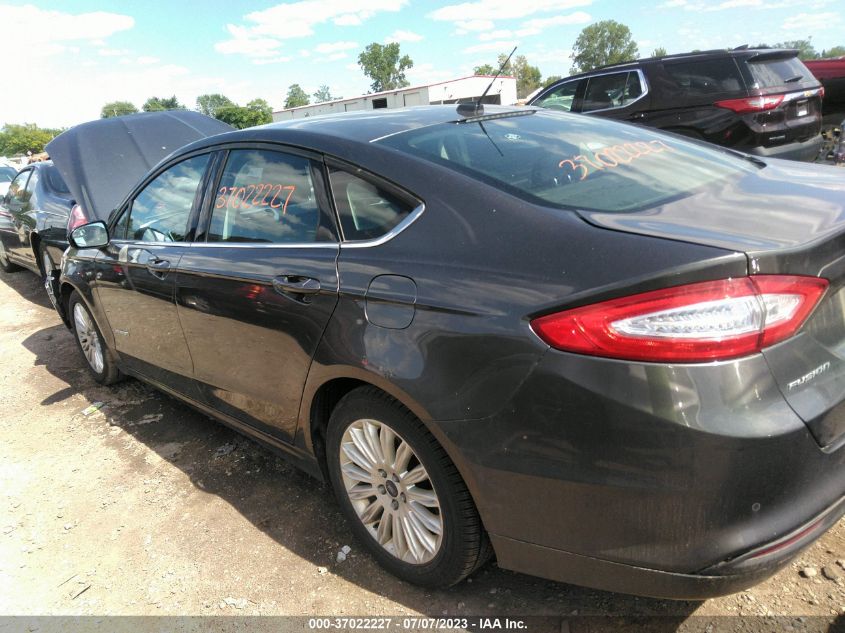 2015 FORD FUSION SE HYBRID - 3FA6P0LU3FR107885