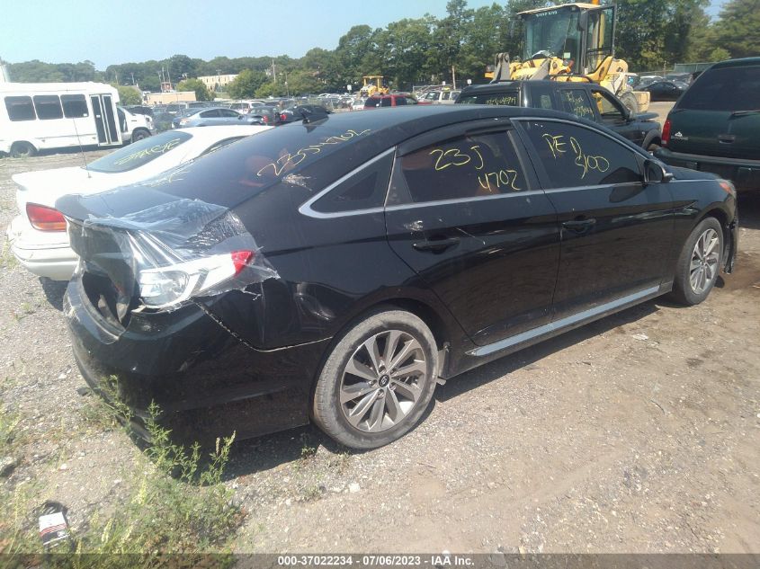 2015 HYUNDAI SONATA 2.4L SPORT - 5NPE34AF6FH027870