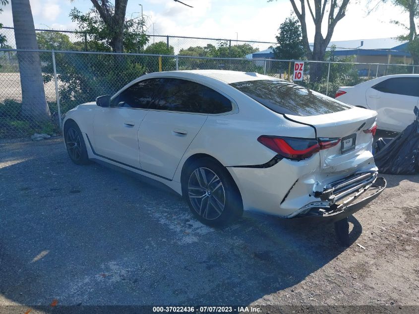 2022 BMW 4 SERIES 430I - WBA63AV03NFM69066