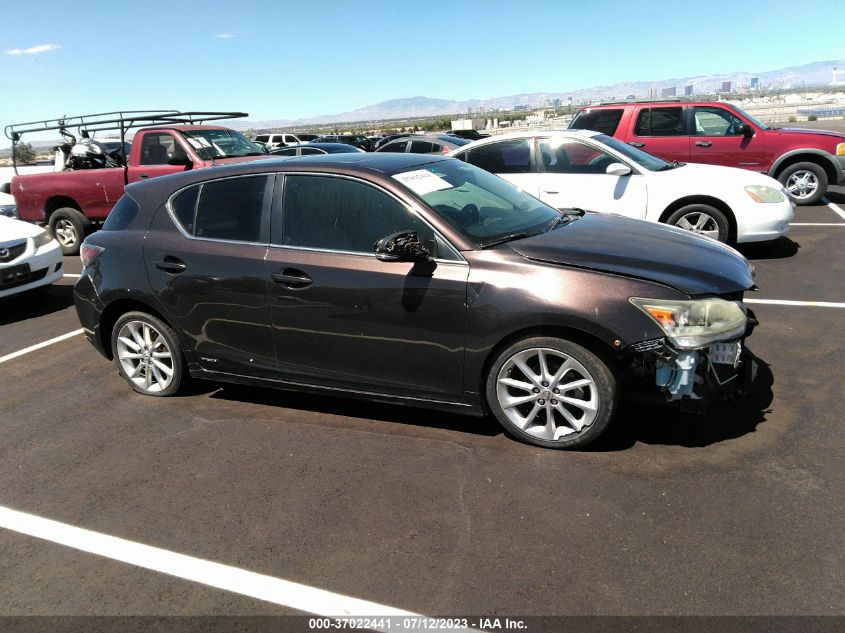 2013 LEXUS CT 200H HYBRID - JTHKD5BH9D2135371