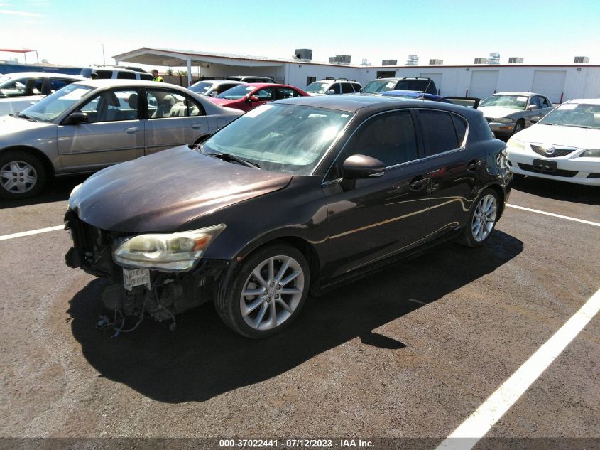 2013 LEXUS CT 200H HYBRID - JTHKD5BH9D2135371