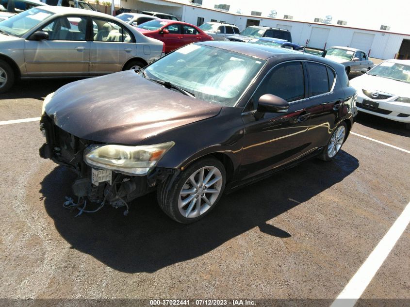 2013 LEXUS CT 200H HYBRID - JTHKD5BH9D2135371