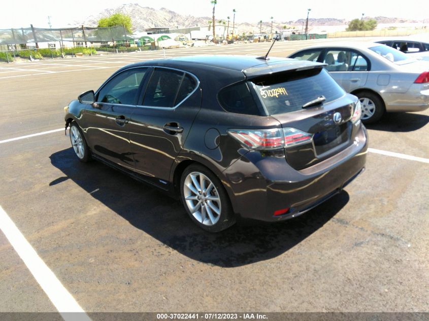 2013 LEXUS CT 200H HYBRID - JTHKD5BH9D2135371