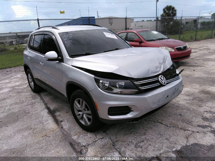 2016 VOLKSWAGEN TIGUAN S/SE/SEL/R-LINE - WVGAV7AX1GW585992