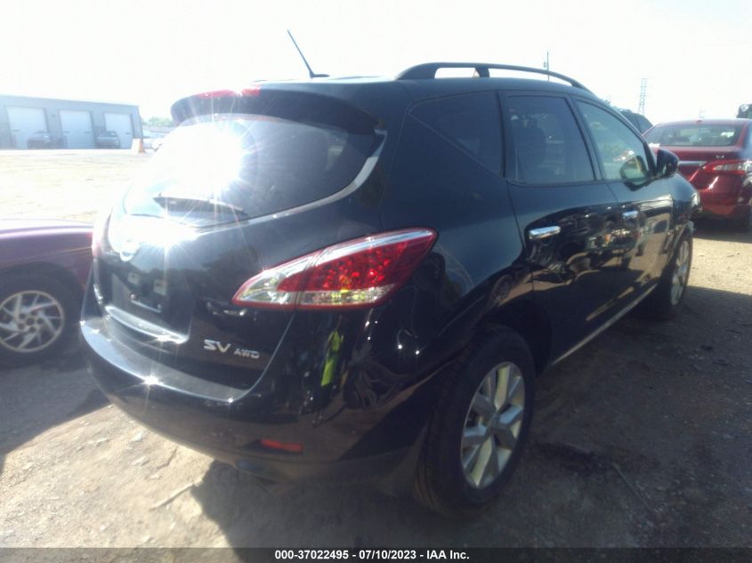 2014 NISSAN MURANO S/SL/SV/LE - JN8AZ1MW9EW533830