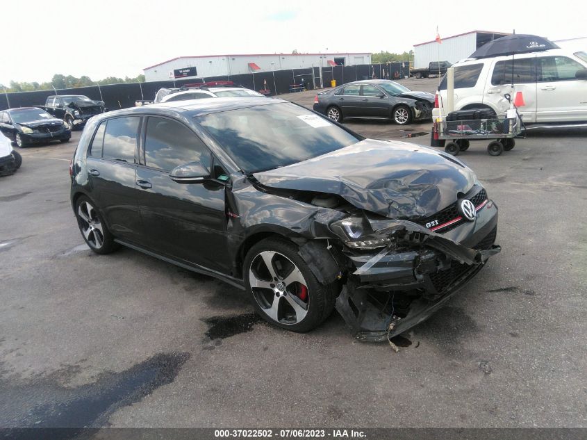 2015 VOLKSWAGEN GOLF GTI S/SE/AUTOBAHN - 3VW4T7AU9FM016901