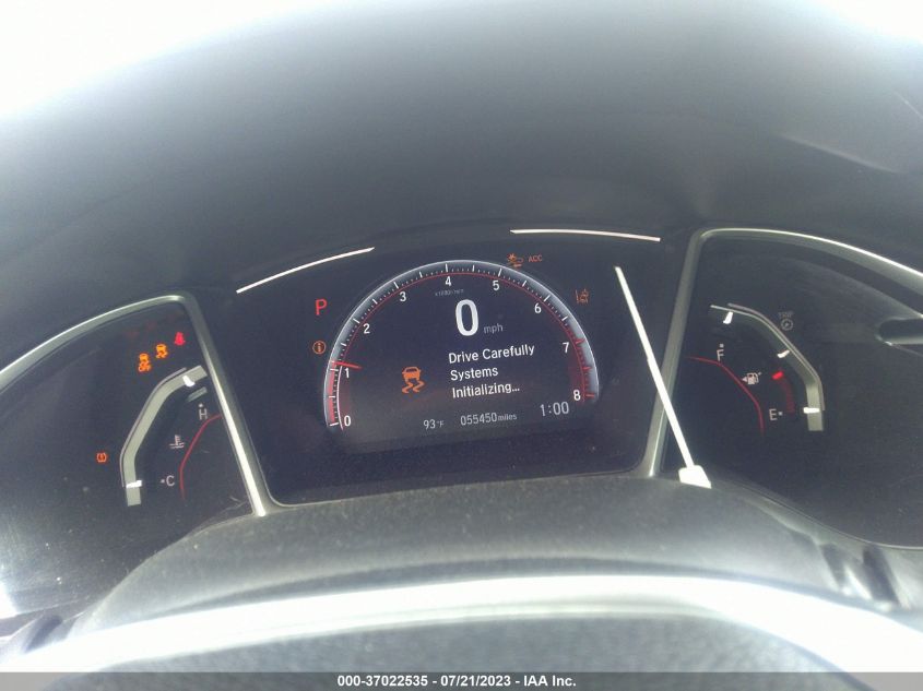 2019 HONDA CIVIC SEDAN SPORT - 19XFC2F8XKE008854