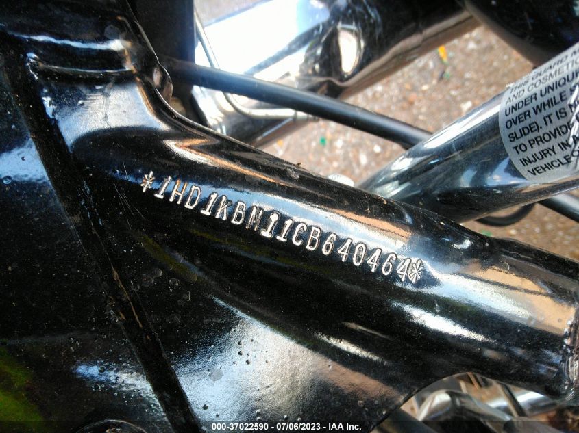 2012 HARLEY-DAVIDSON FLHX STREET GLIDE - 1HD1KBM11CB640464