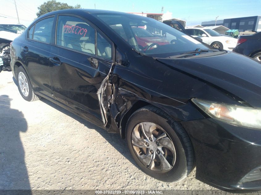2013 HONDA CIVIC SDN LX - 19XFB2F58DE018858