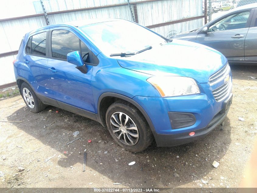 2015 CHEVROLET TRAX LS - KL7CJKSB2FB106335