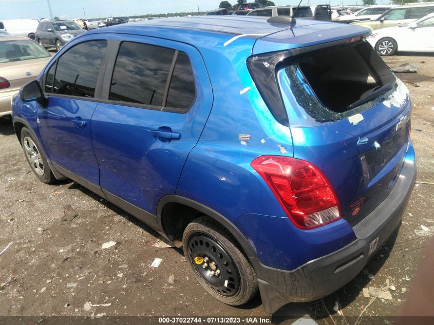 2015 CHEVROLET TRAX LS - KL7CJKSB2FB106335