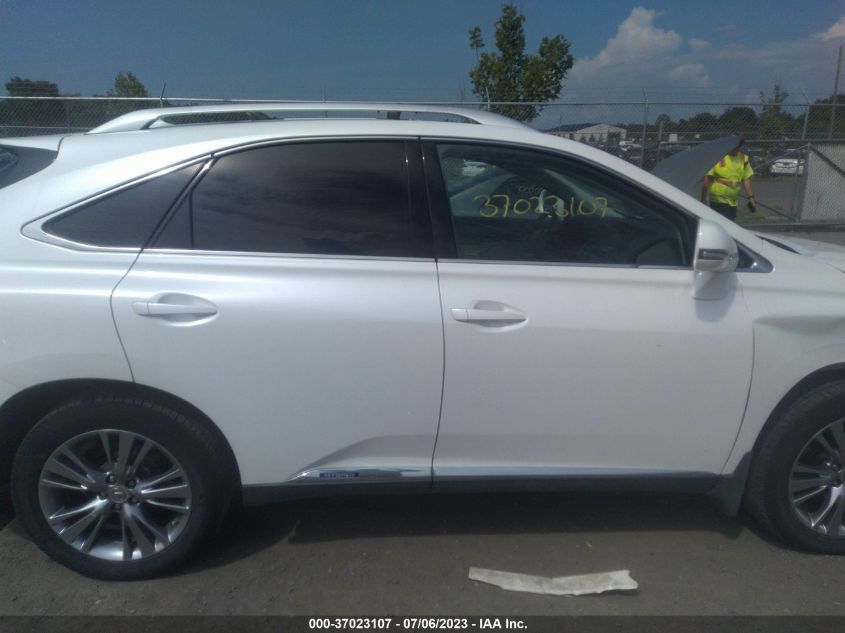 2013 LEXUS RX 450H - JTJBC1BA1D2441803