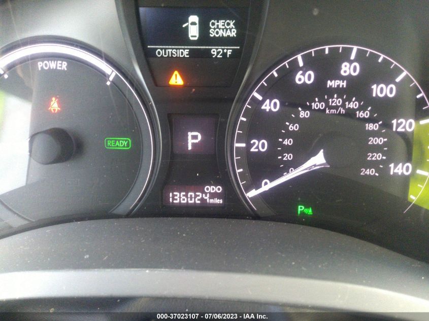 2013 LEXUS RX 450H - JTJBC1BA1D2441803