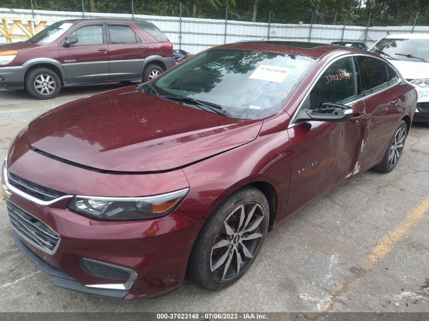 2016 CHEVROLET MALIBU LT - 1G1ZE5ST0GF187401