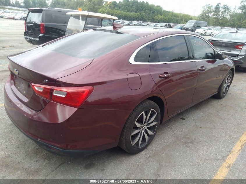 2016 CHEVROLET MALIBU LT - 1G1ZE5ST0GF187401