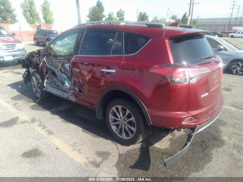 2018 TOYOTA RAV4 LIMITED/PLATINUM - JTMYFREV8JD109052