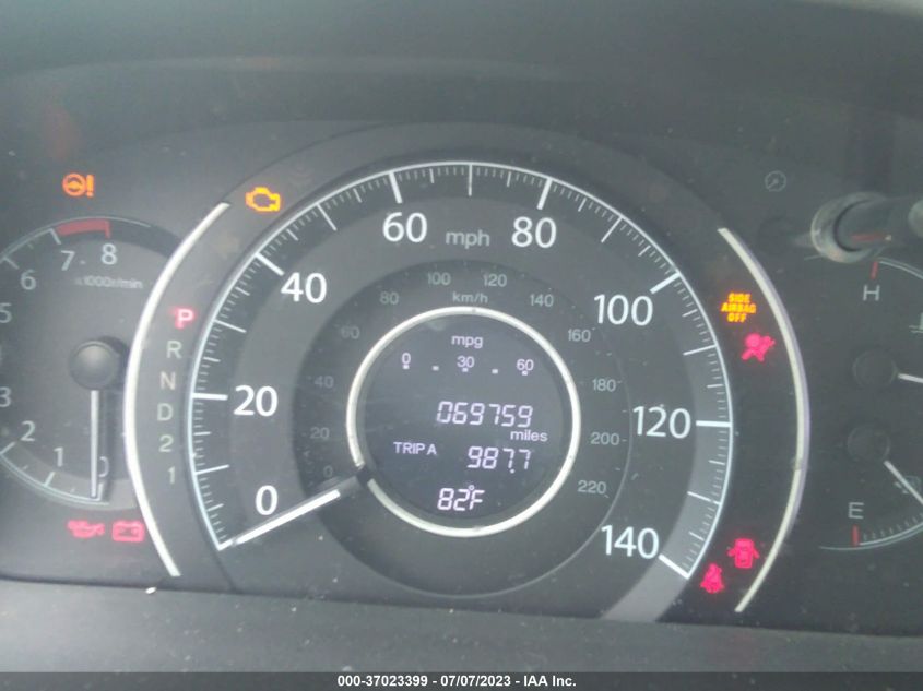 2013 HONDA CR-V EX-L - 5J6RM4H77DL063373