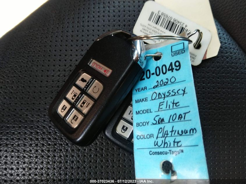 2020 HONDA ODYSSEY ELITE - 5FNRL6H92LB010720