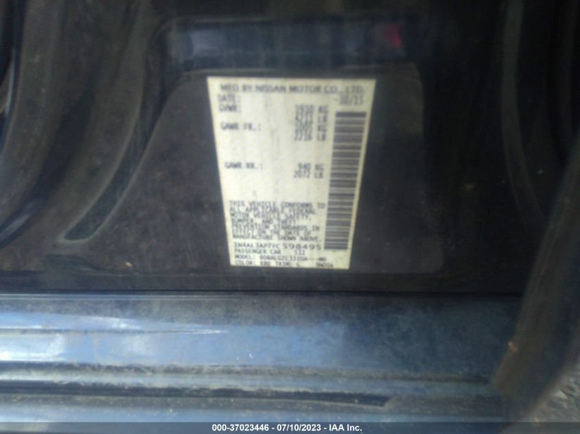 2015 NISSAN ALTIMA 2.5/S/SV/SL - 1N4AL3AP7FC598495