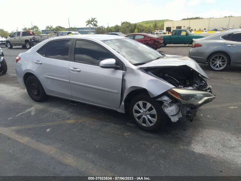 2016 TOYOTA COROLLA L/LE/S/S PLUS/LE PLUS - 2T1BURHE9GC621092