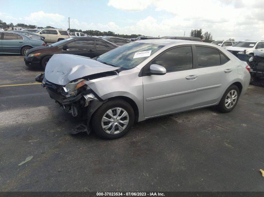 2016 TOYOTA COROLLA L/LE/S/S PLUS/LE PLUS - 2T1BURHE9GC621092