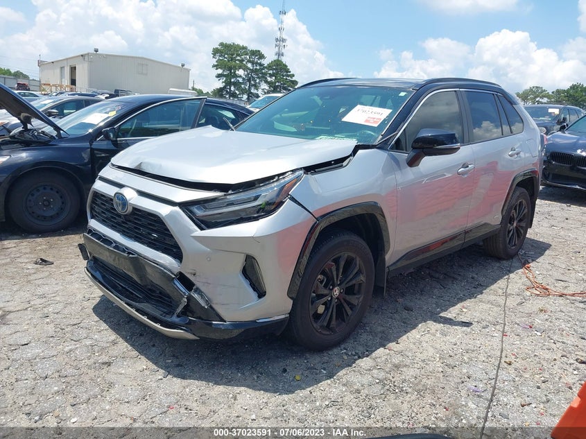 VIN JTME6RFV9NJ018722 2022 TOYOTA RAV4 HYBRID XSE