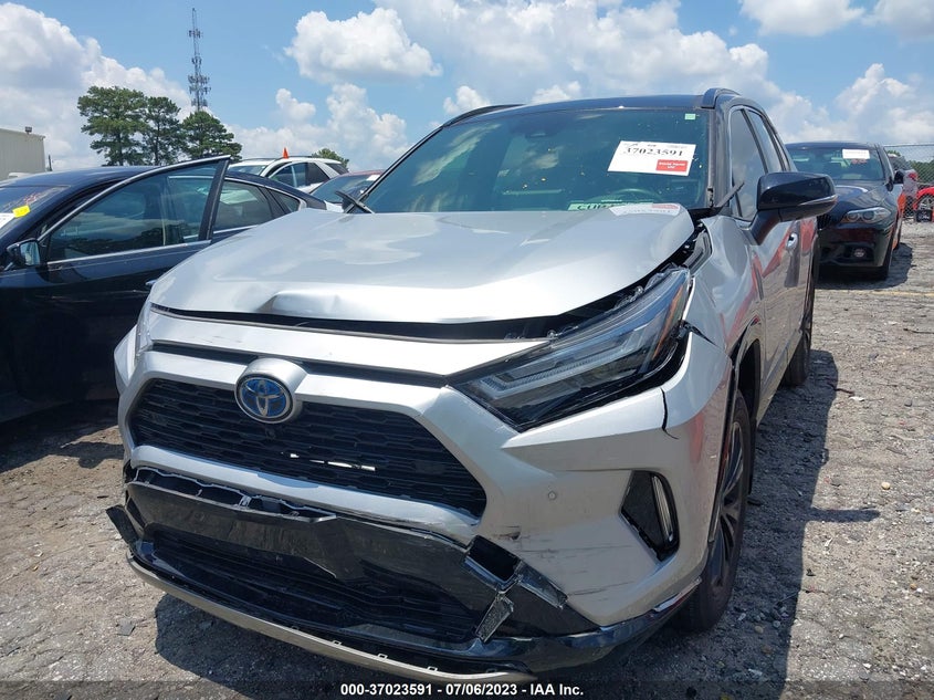 VIN JTME6RFV9NJ018722 2022 TOYOTA RAV4 HYBRID XSE