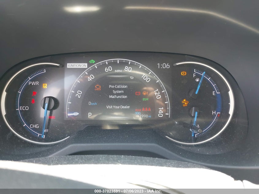 VIN JTME6RFV9NJ018722 2022 TOYOTA RAV4 HYBRID XSE