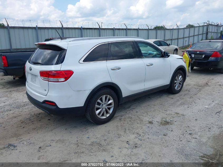 2016 KIA SORENTO LX - 5XYPG4A5XGG085073