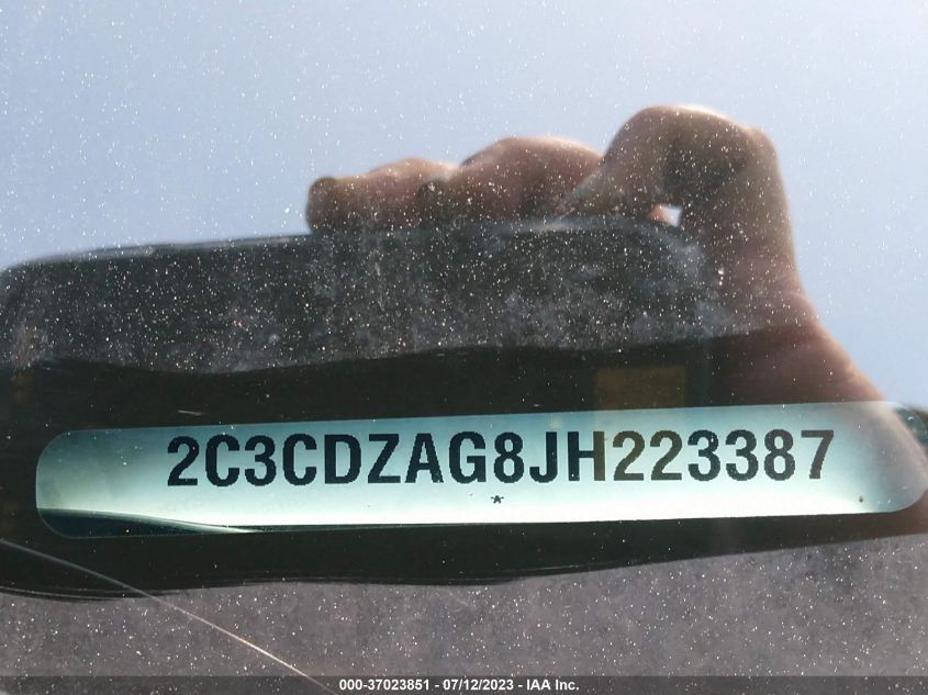 2018 DODGE CHALLENGER SXT - 2C3CDZAG8JH223387