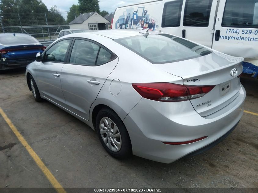 2017 HYUNDAI ELANTRA SE - 5NPD74LF5HH183480