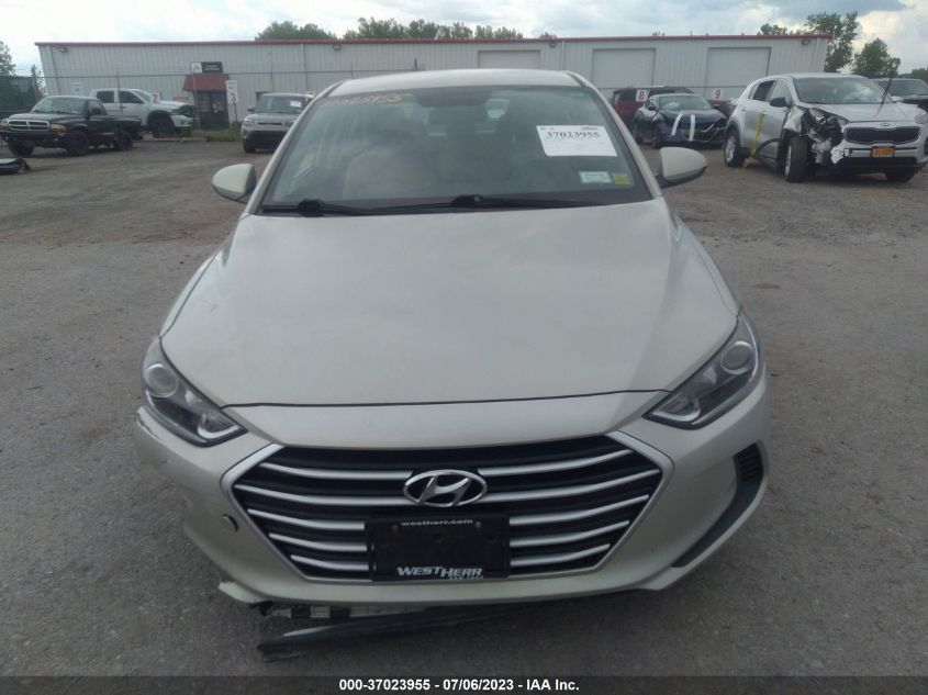 2017 HYUNDAI ELANTRA SE - KMHD74LF1HU095575