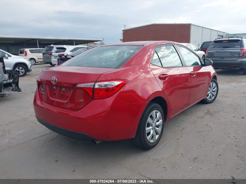 2016 TOYOTA COROLLA L/LE/S/S PLUS/LE PLUS - 5YFBURHE4GP506366