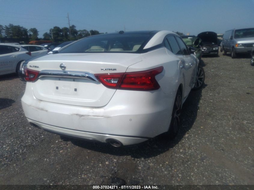 2016 NISSAN MAXIMA 3.5 PLATINUM - 1N4AA6AP4GC386341