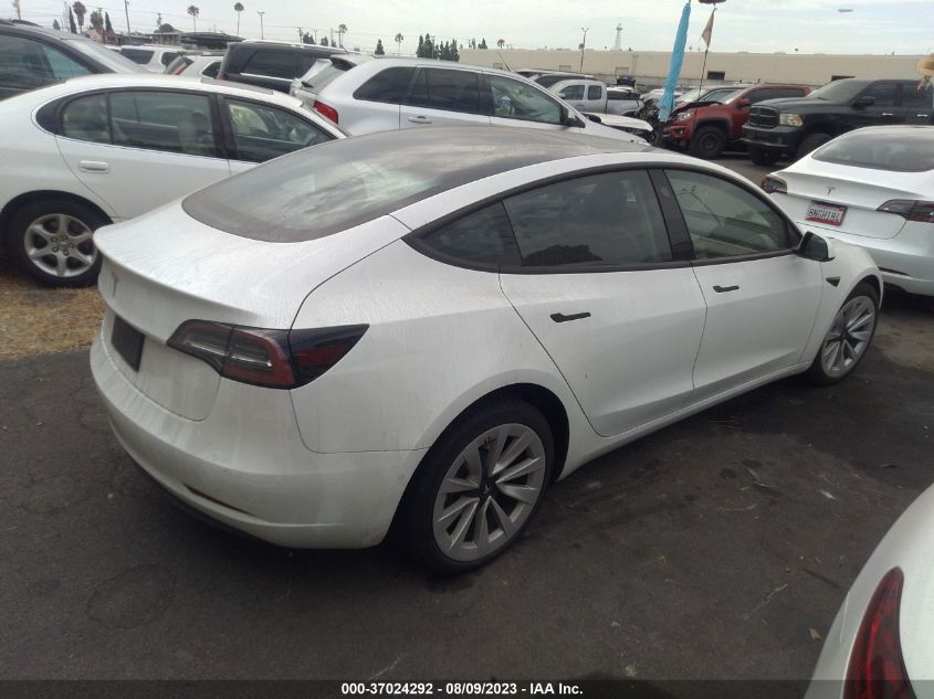 2022 TESLA MODEL 3 - 5YJ3E1EA0NF358326
