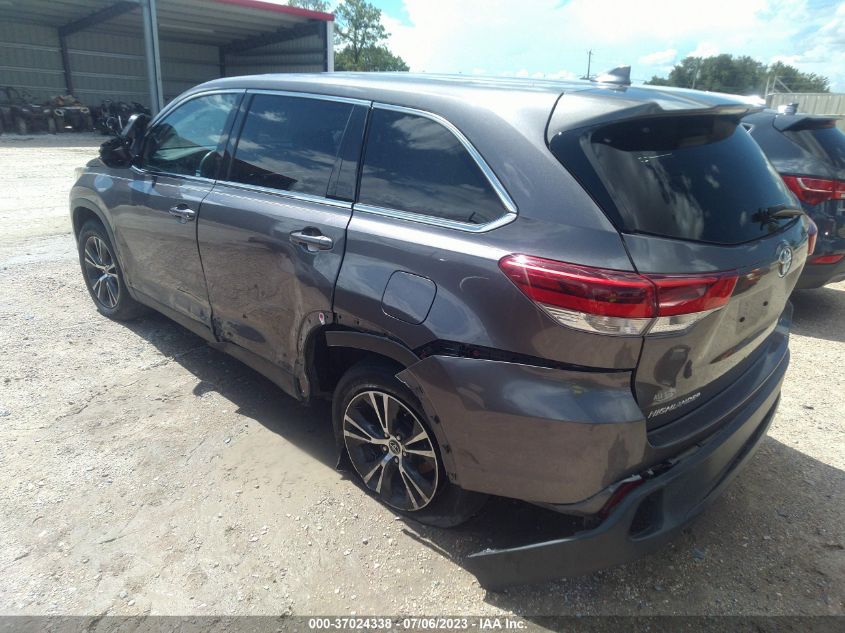 2019 TOYOTA HIGHLANDER LE - 5TDZZRFH9KS316981