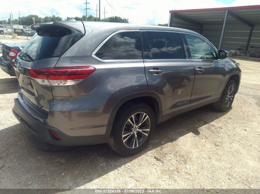 2019 TOYOTA HIGHLANDER LE - 5TDZZRFH9KS316981