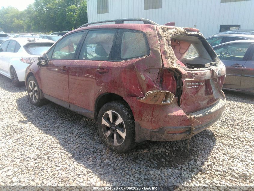 2018 SUBARU FORESTER 2.5I - JF2SJABC3JH516750