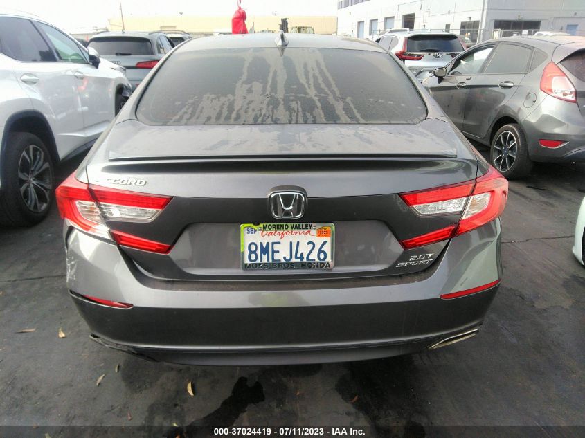 2019 HONDA ACCORD SEDAN SPORT 2.0T - 1HGCV2F30KA024499