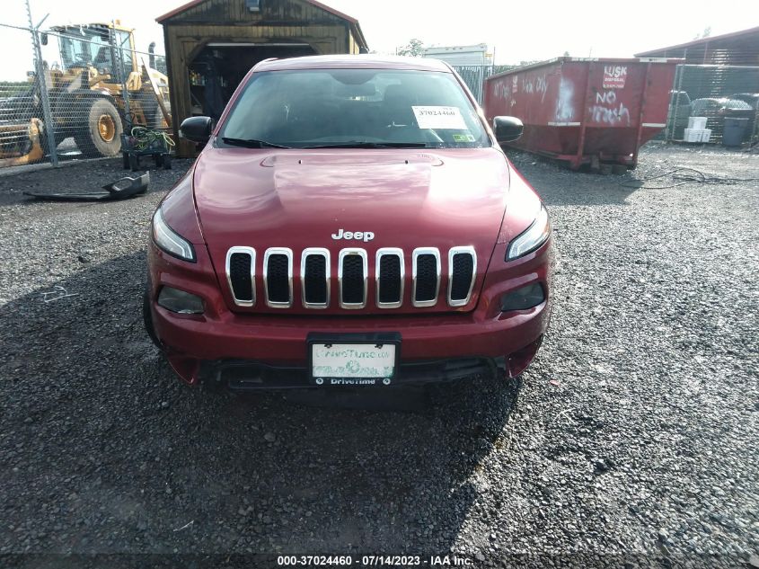 2016 JEEP CHEROKEE SPORT - 1C4PJLAB4GW146356