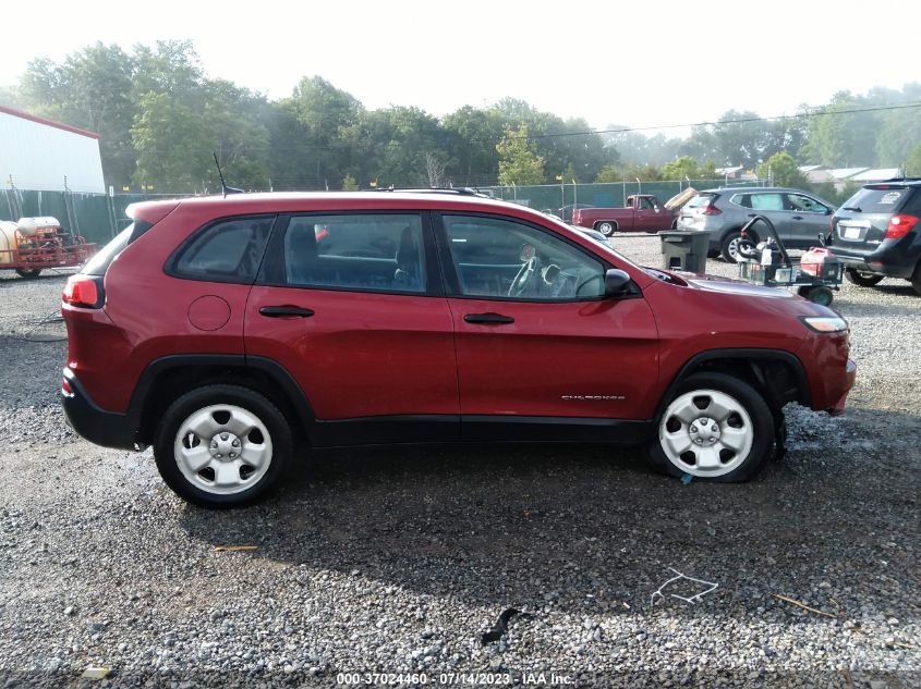 2016 JEEP CHEROKEE SPORT - 1C4PJLAB4GW146356