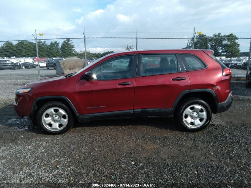 2016 JEEP CHEROKEE SPORT - 1C4PJLAB4GW146356